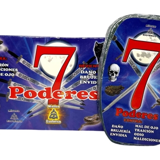 Jabón Esotérico 7 PODERES - Traición, Maldiciones, Mal de Ojo, Daño , Brujería, Envidia - Imagen 1